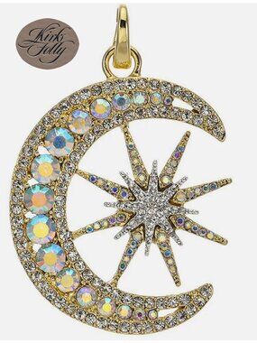 Kirks Folly Moondust Starlight Open Ring Charm goldtone